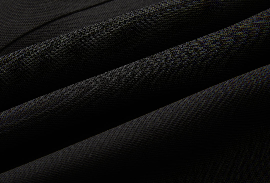 V-Neck Belted Midi Dress