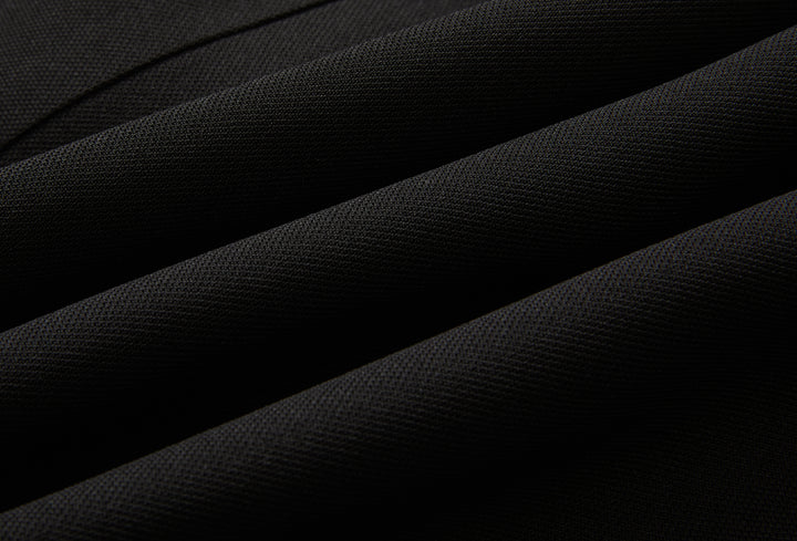 V-Neck Belted Midi Dress