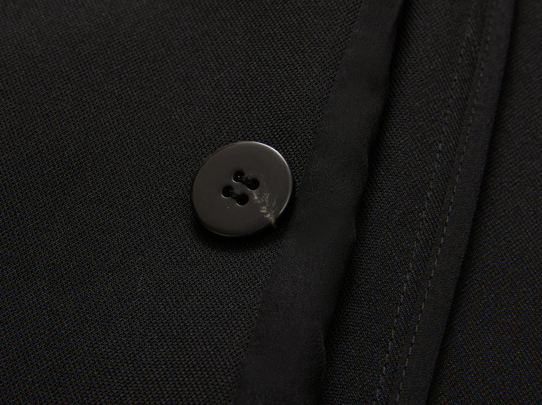 V-Neck Belted Midi Dress