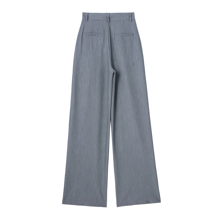High Waisted Pin Striped Trousers