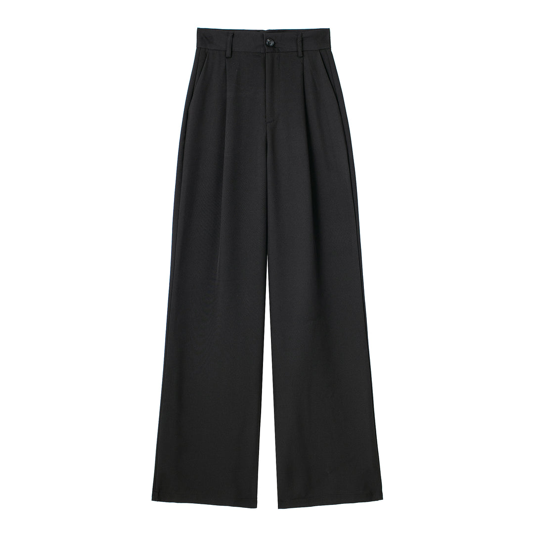 High Waisted Pin Striped Trousers