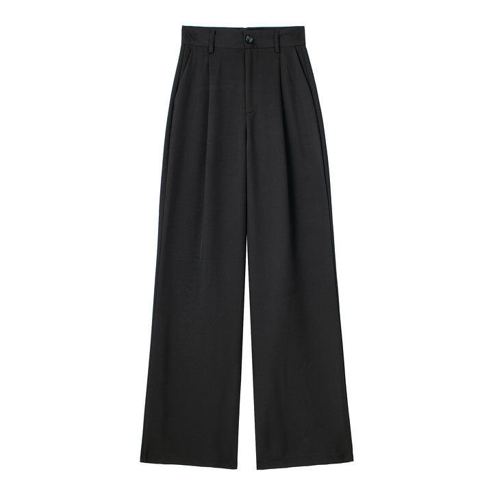 High Waisted Pin Striped Trousers
