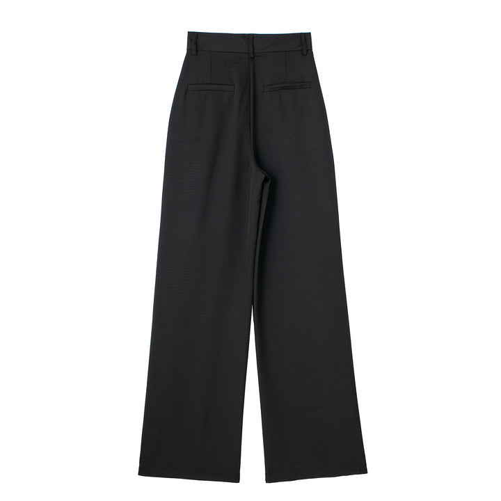 High Waisted Pin Striped Trousers