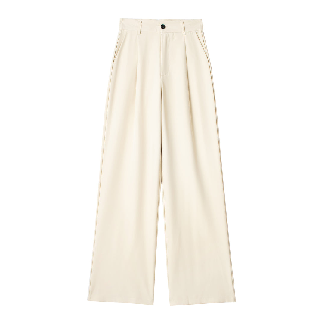 High Waisted Pin Striped Trousers