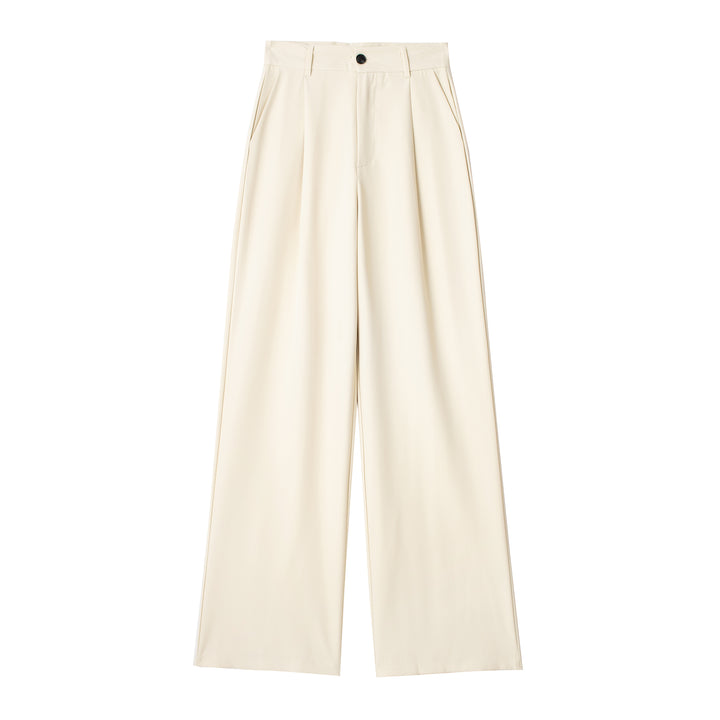 High Waisted Pin Striped Trousers
