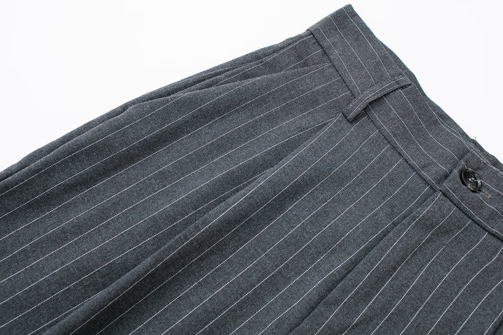 High Waisted Pin Striped Trousers