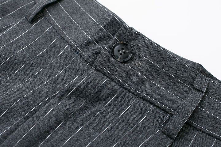 High Waisted Pin Striped Trousers