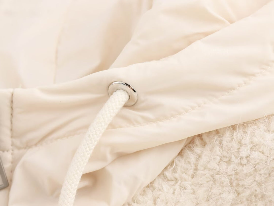 Casual Crop Zipper Hooded Knitted Vest