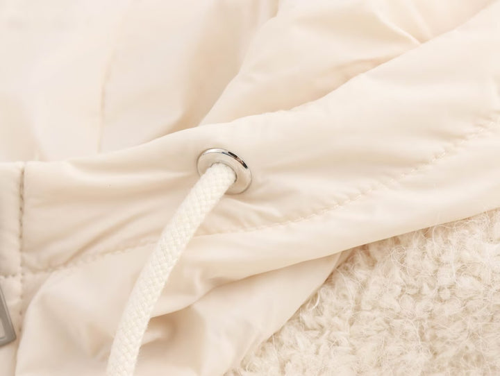 Casual Crop Zipper Hooded Knitted Vest