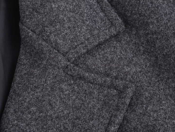 Oversized Vintage Striped Sleeve Cuffed Trench Coat