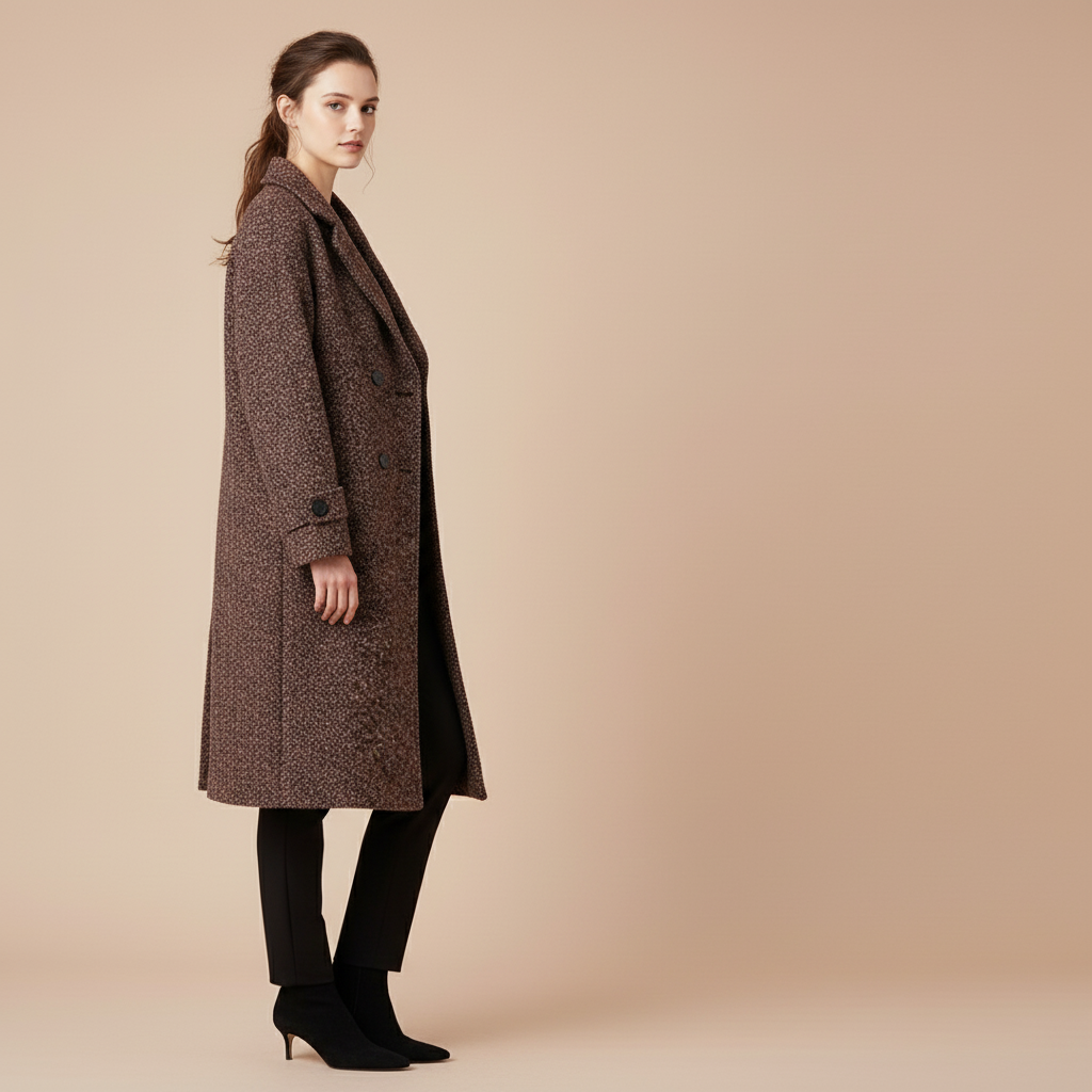 Classic Textured Trench Coat