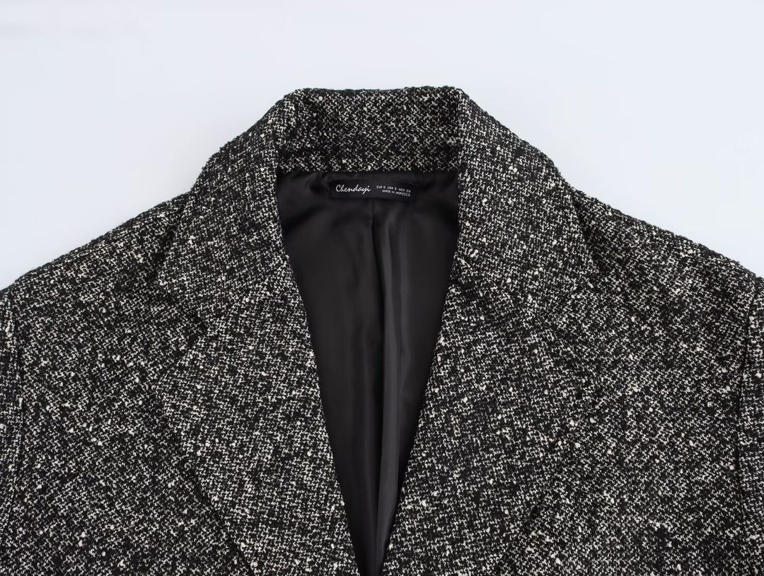 Classic Textured Trench Coat