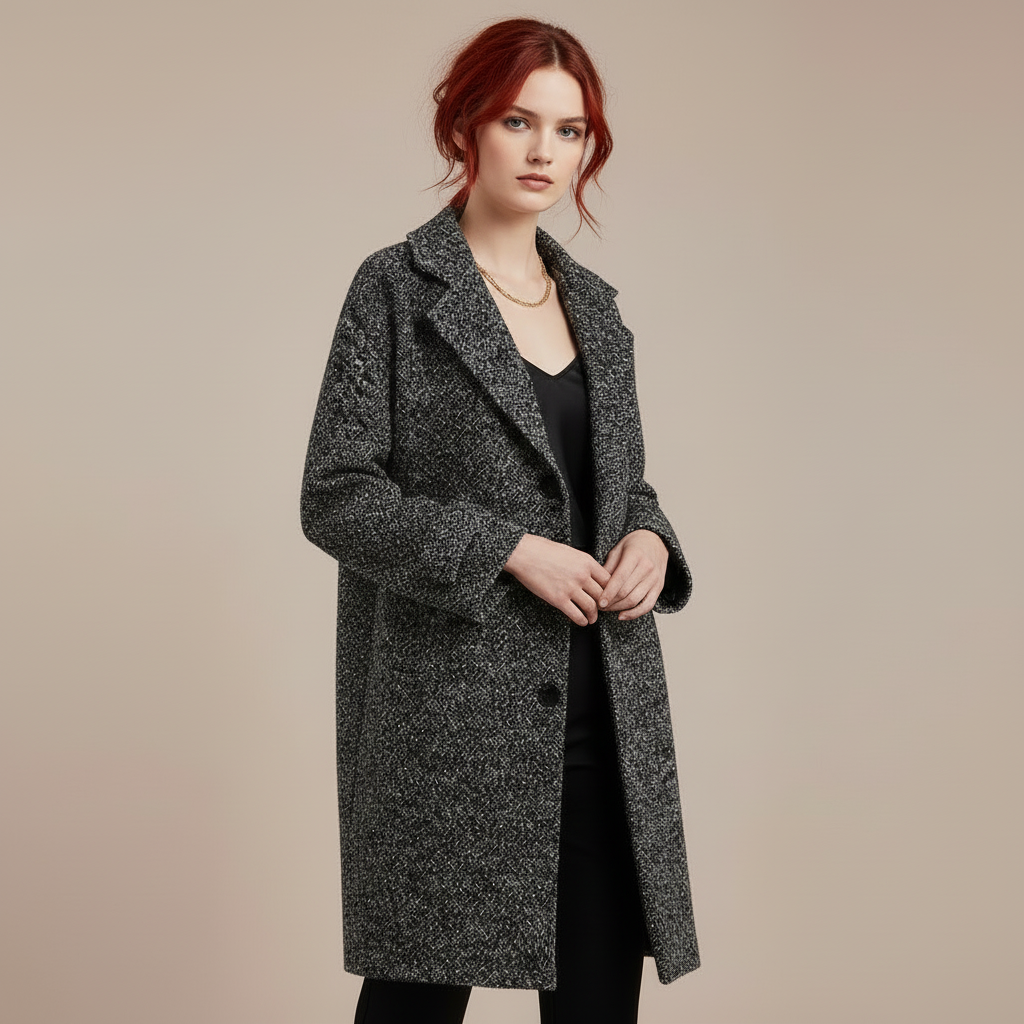 Classic Textured Trench Coat