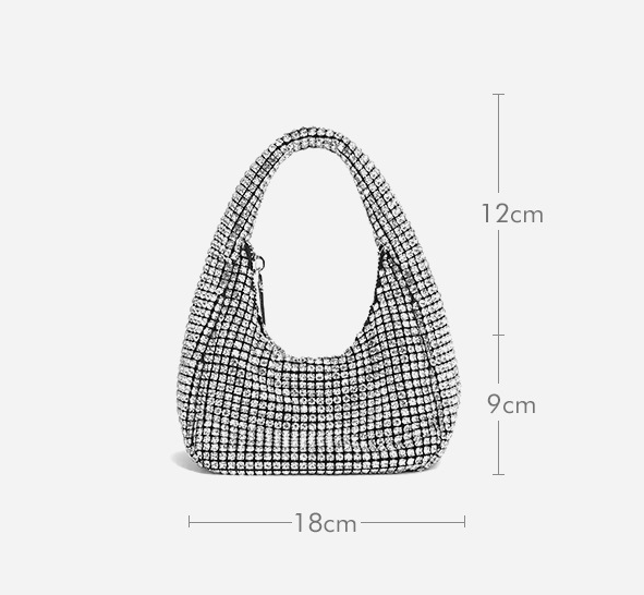 Rhinestone All Over Handbag