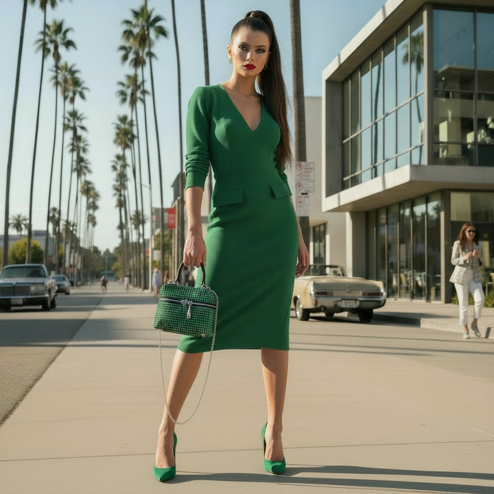 Rhinestone Chain Cosmetic Bag