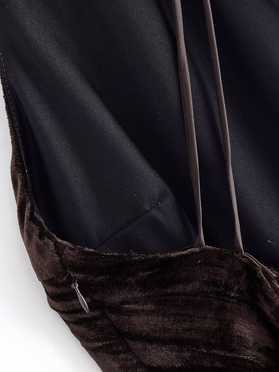 Velvet Tassel Midi Dress