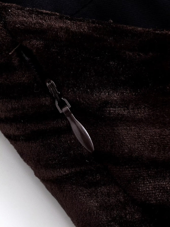 Velvet Tassel Midi Dress