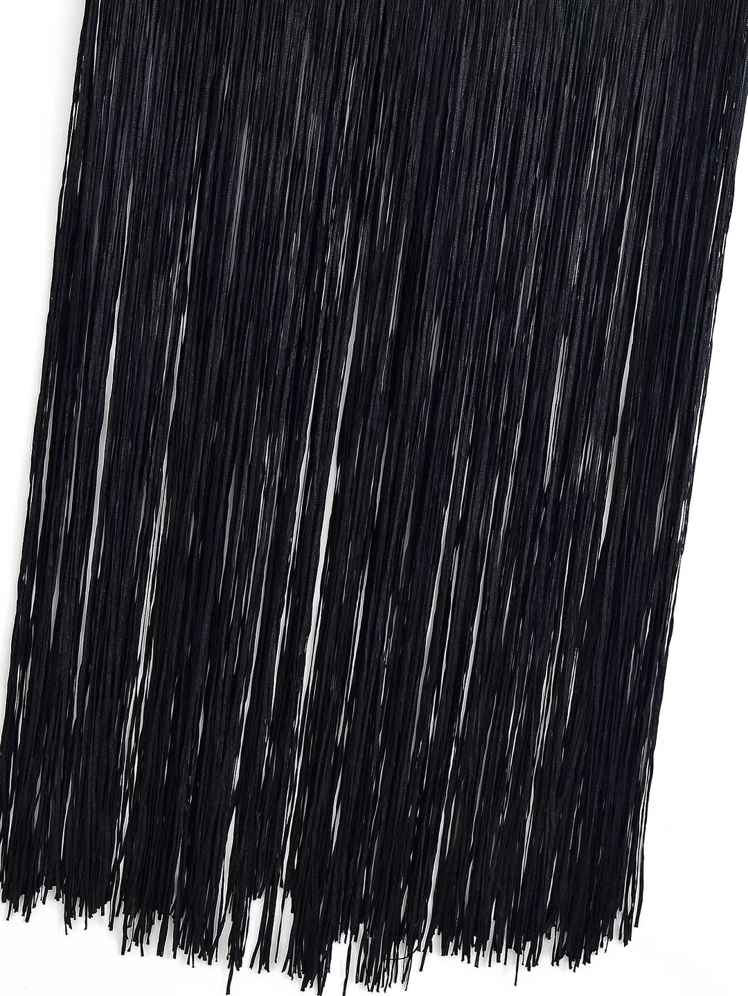 Velvet Tassel Midi Dress