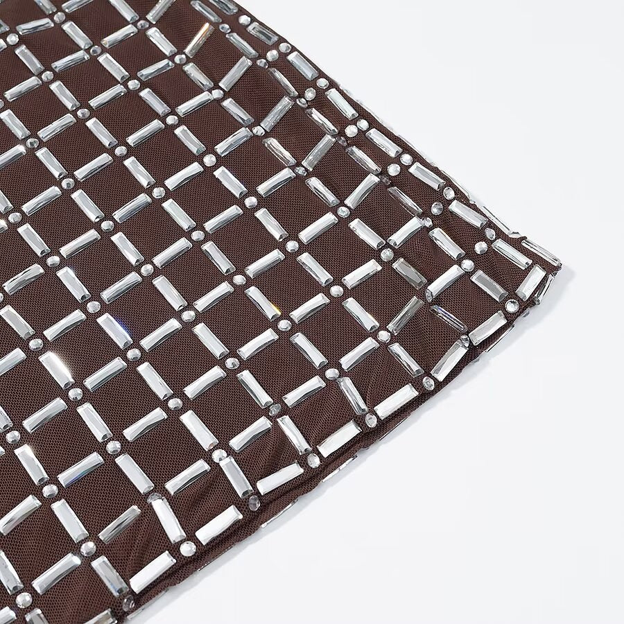 Sequin Mesh Two Piece Set