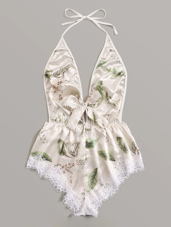 Halter One Piece Pajamas