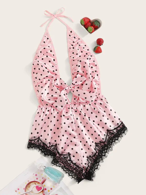Halter One Piece Pajamas