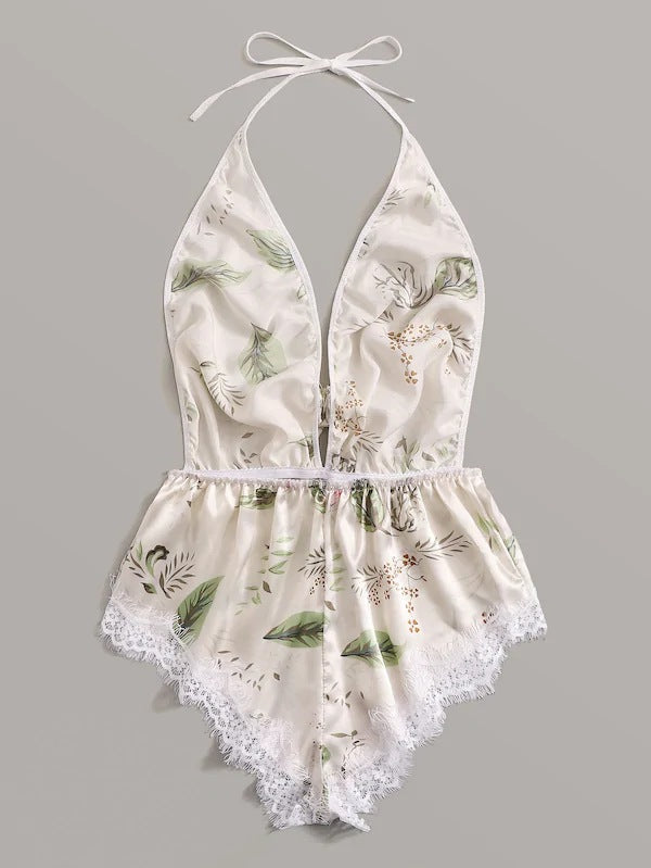 Halter One Piece Pajamas