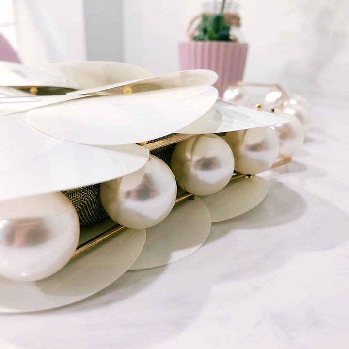 Giant Sequined Small Handmade Handbag