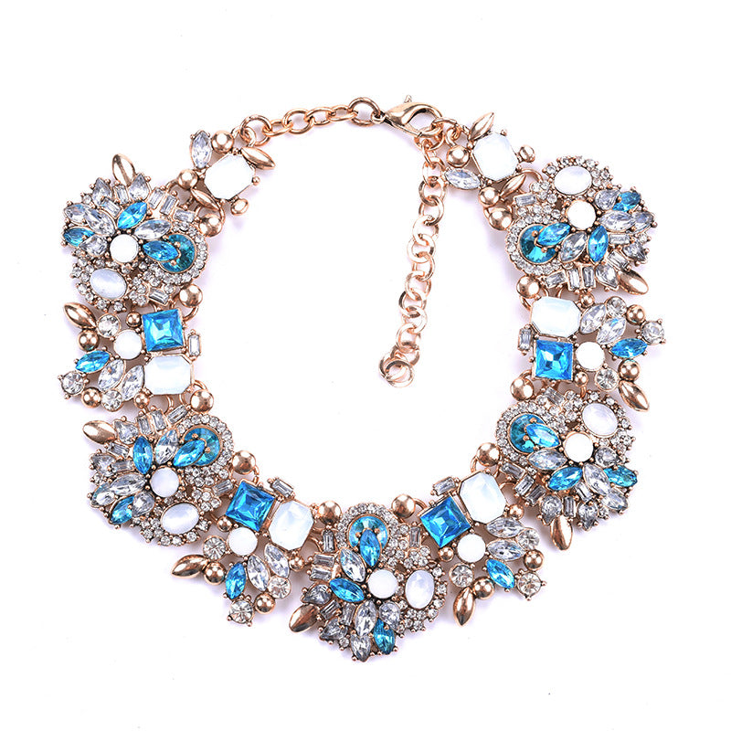 Floral Exaggerated Choker Necklace