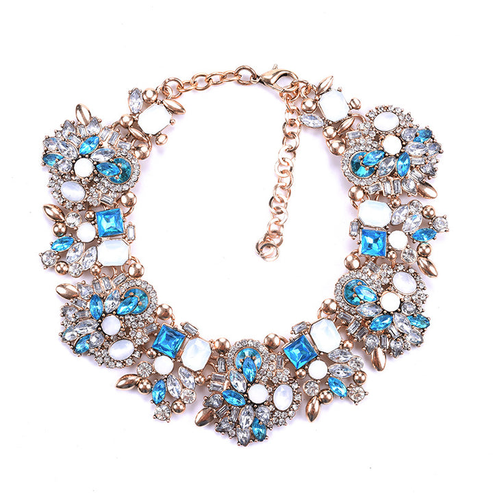 Floral Exaggerated Choker Necklace