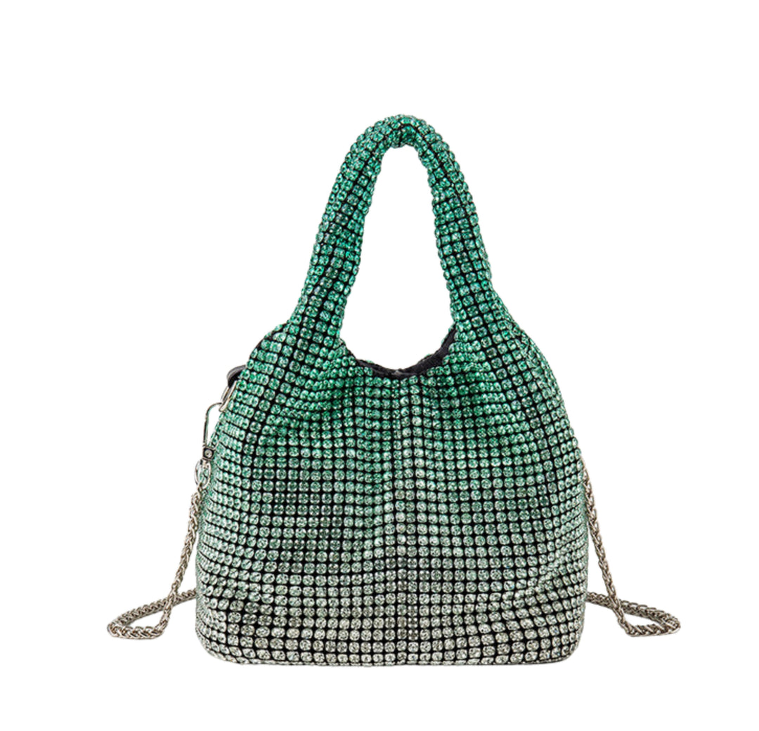 Rhinestone Bucket Bag