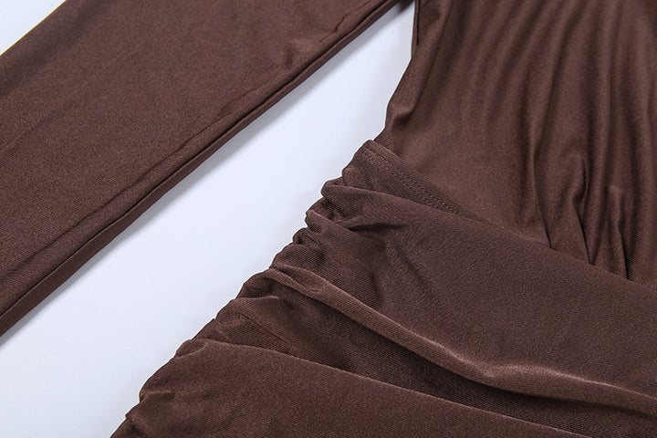 Backless Deep V Plunge Jumpsuit