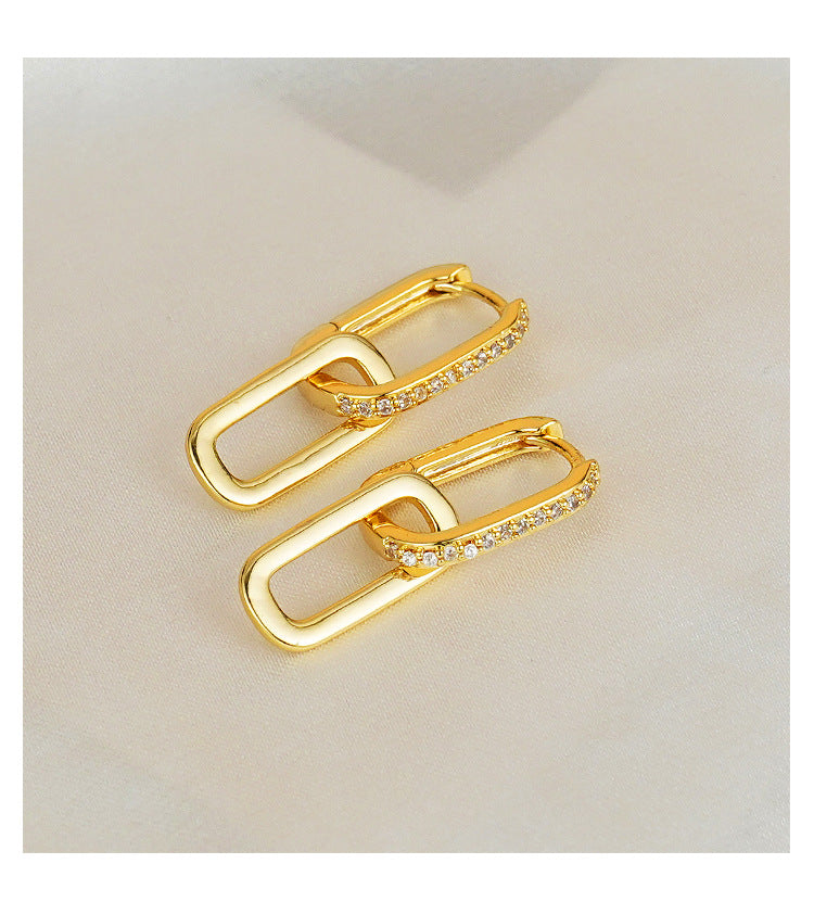 Interlocked Drop Earrings