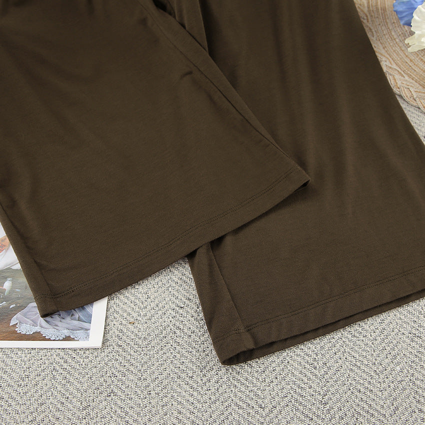 Casual Comfortable Brown Pajamas