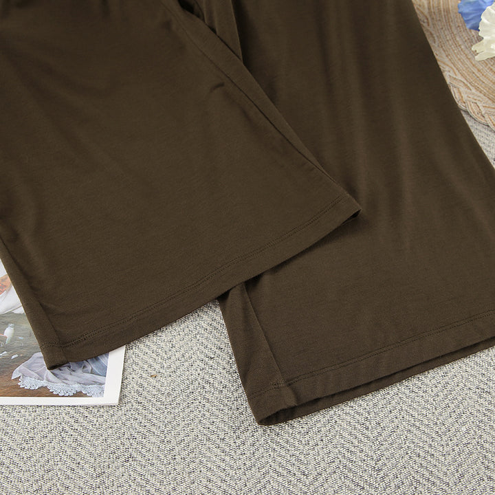 Casual Comfortable Brown Pajamas