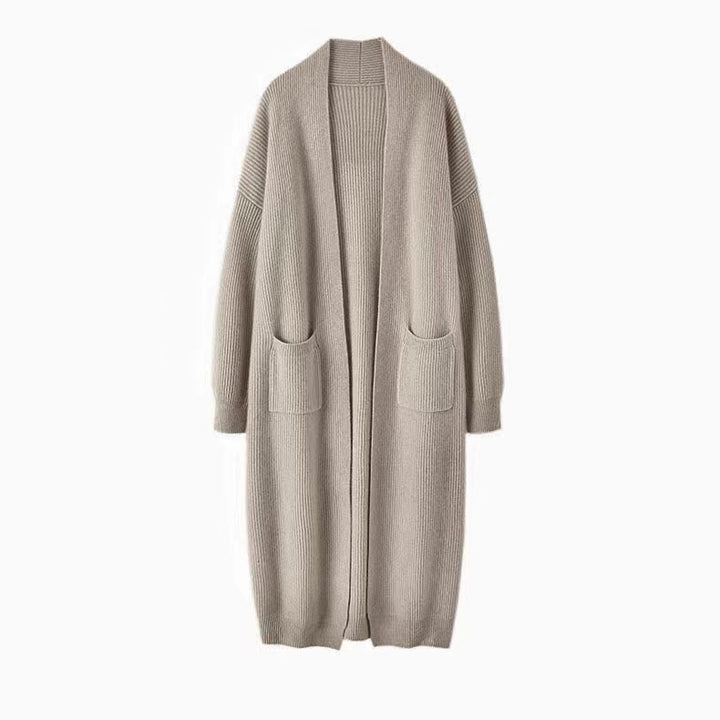 Comfy Mid Length Cardigan With Pockets