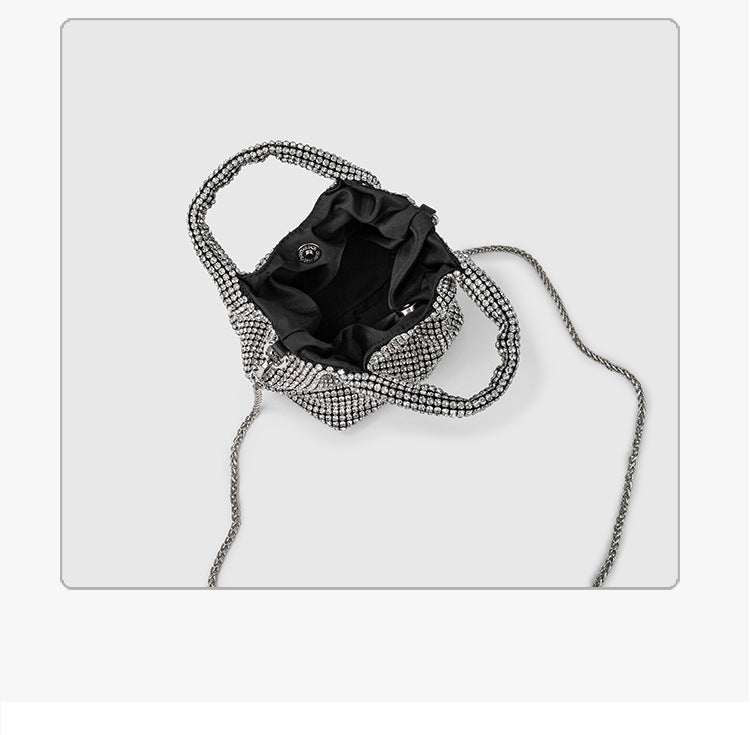 Rhinestone Bucket Bag