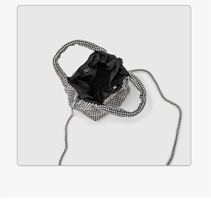 Rhinestone Bucket Bag
