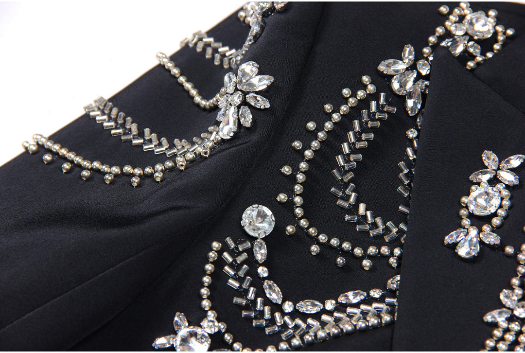 Black Bejeweled Blazer