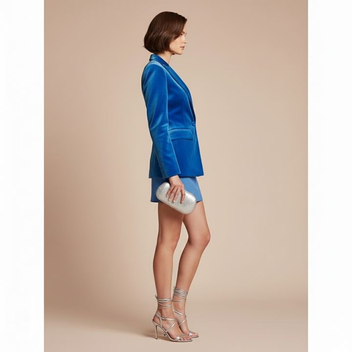 Blue Velvet Blazer