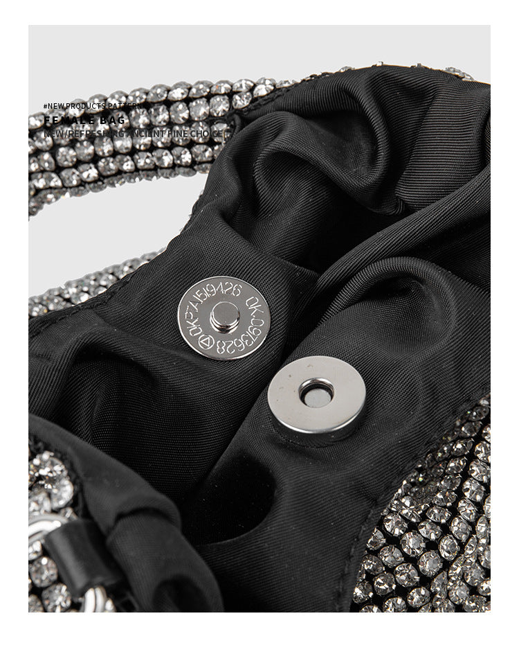 Rhinestone Bucket Bag