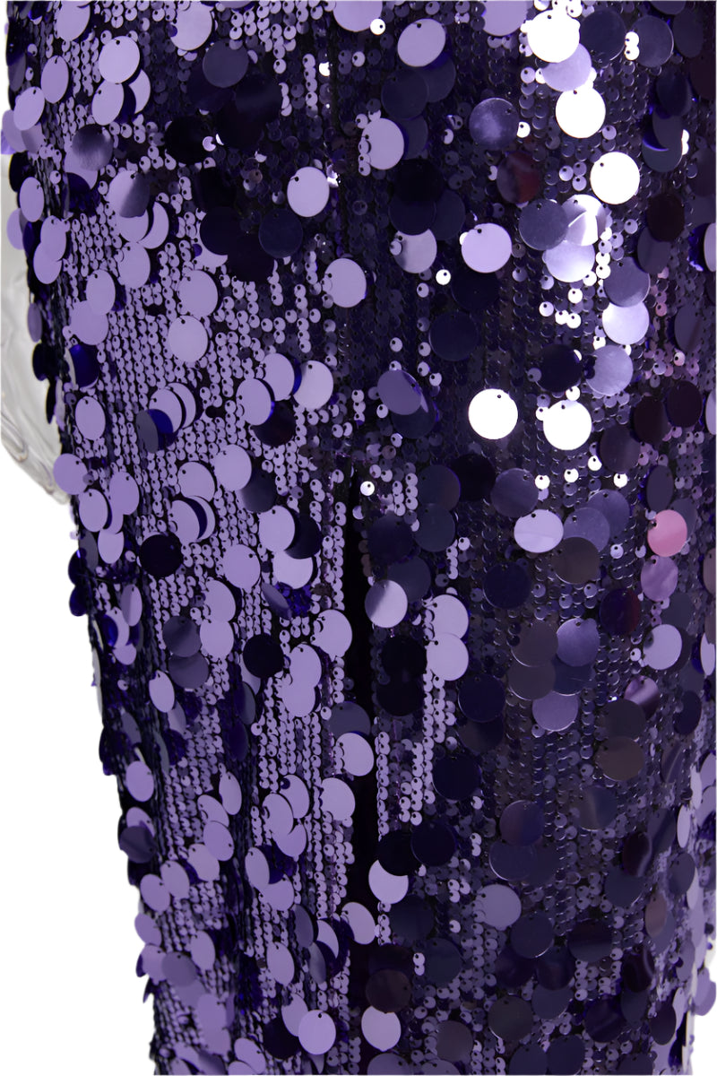 Strapless Sequin Dress