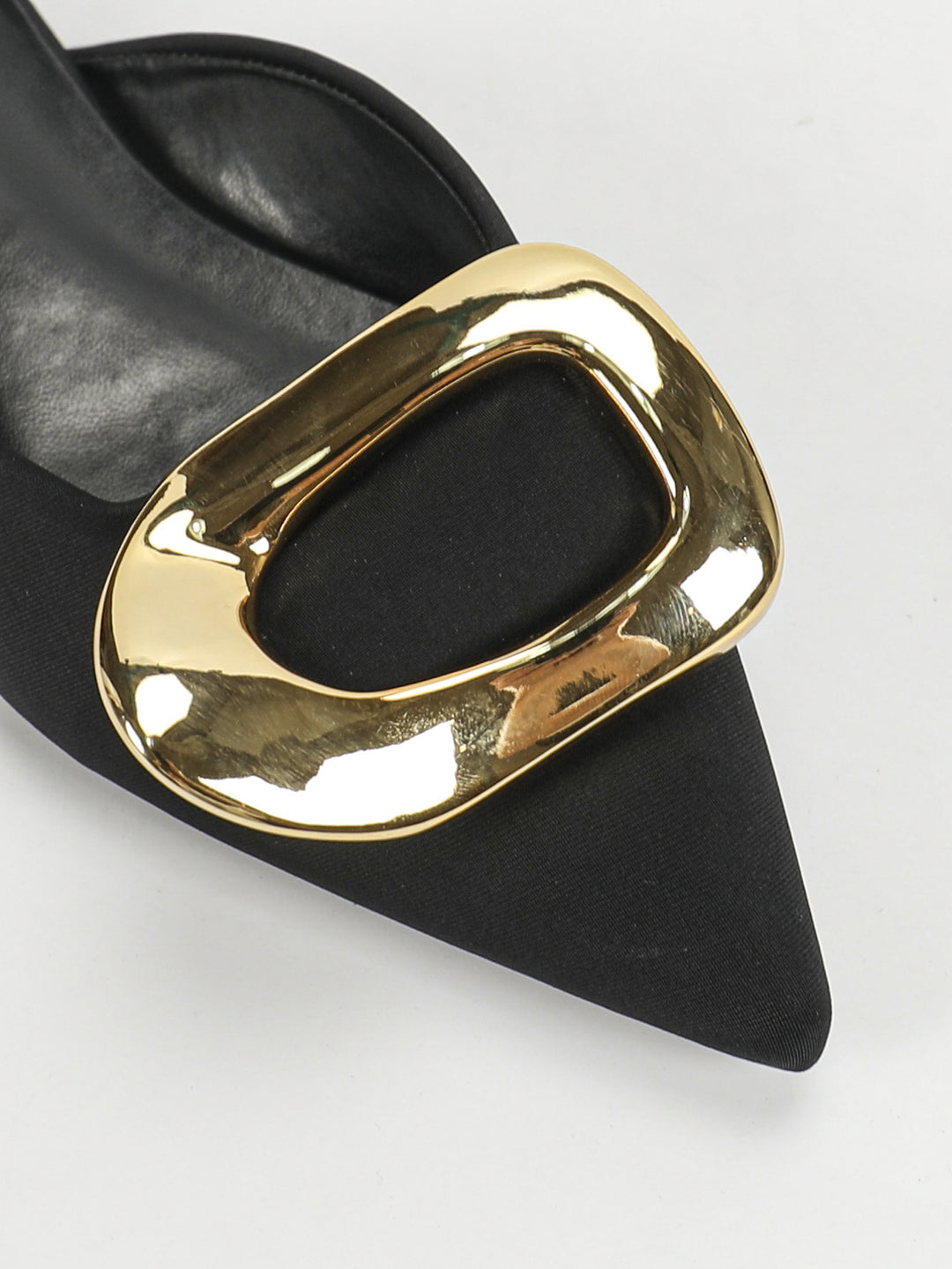Pointed Toe Buckle Flats