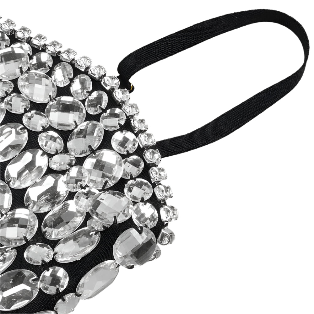 Super Mini Sweetheart Rhinestone Dress