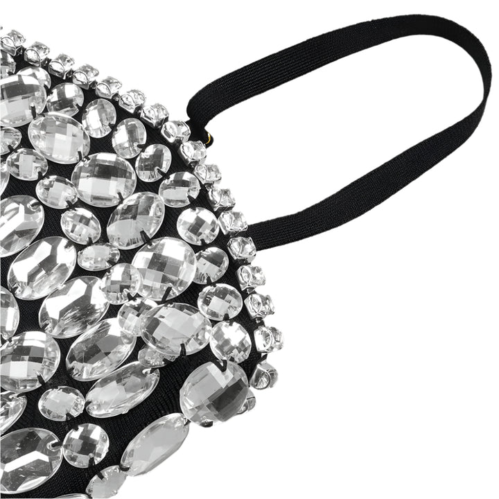 Super Mini Sweetheart Rhinestone Dress