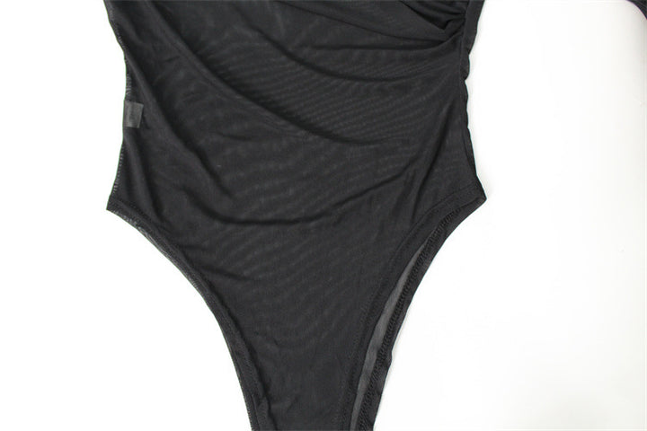 Mesh See Through Body Top