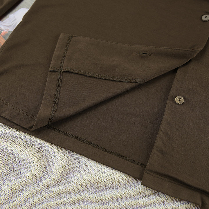 Casual Comfortable Brown Pajamas
