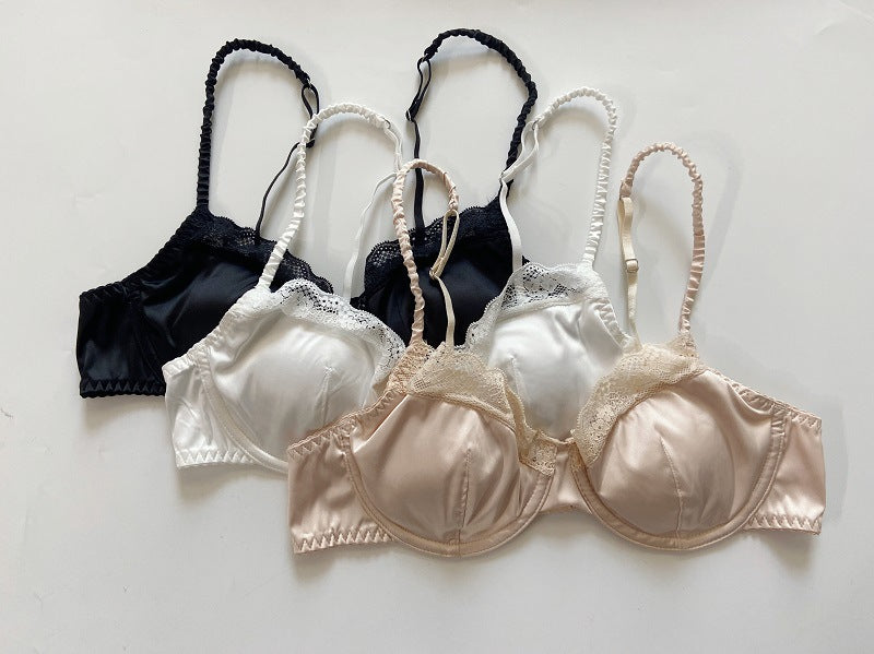 Satin Stretch Lace Underwear