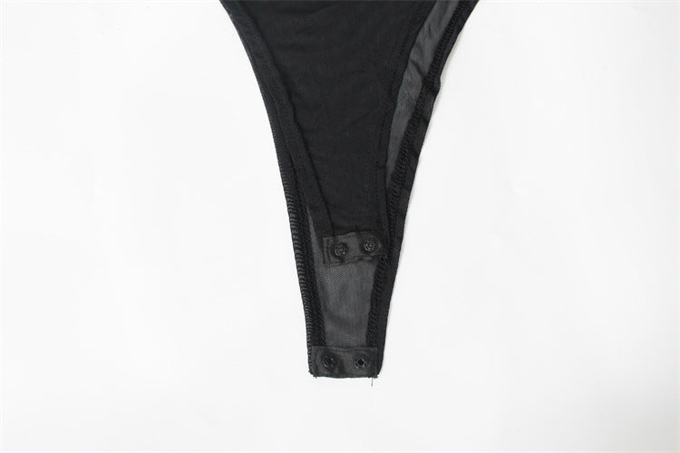 Mesh See Through Body Top