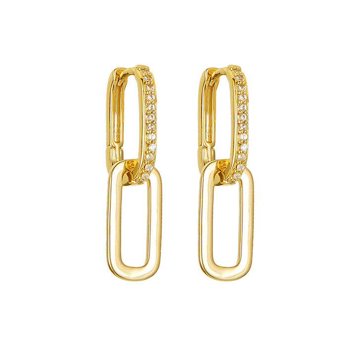 Interlocked Drop Earrings
