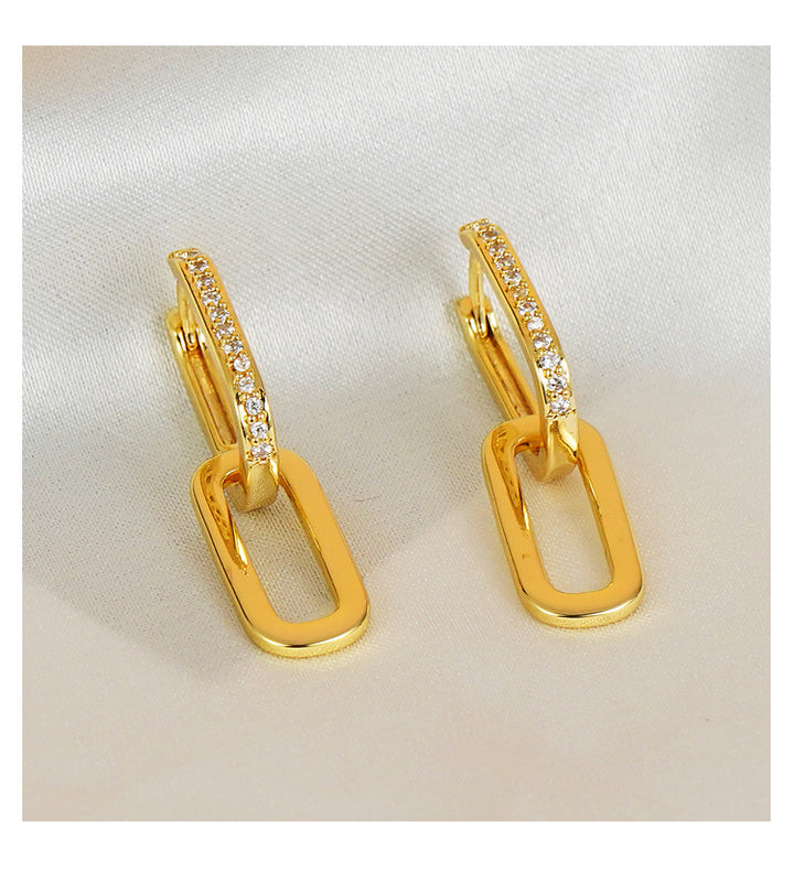 Interlocked Drop Earrings